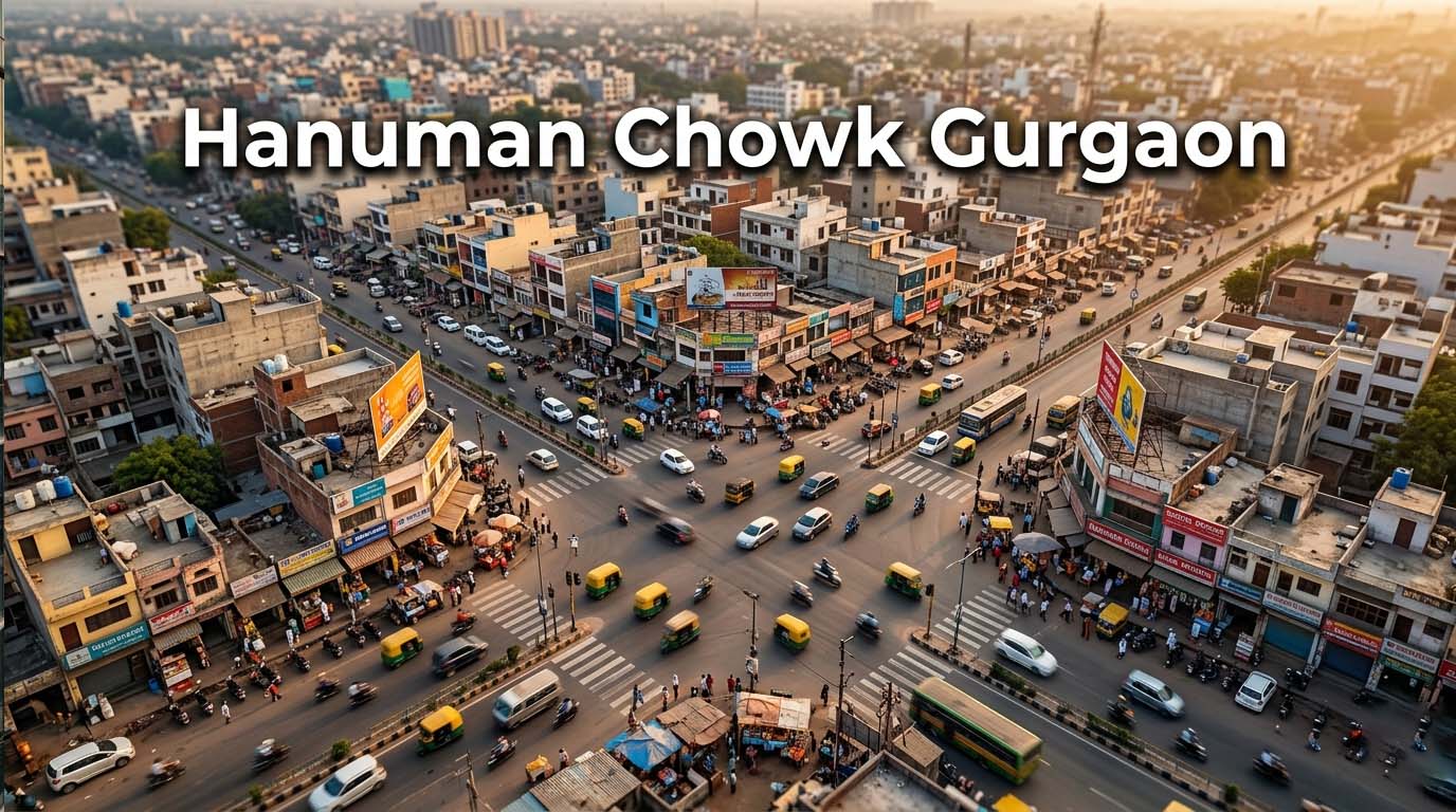 Hanuman Chowk Gurgaon: A Streetgrain View of Movement, Density and Daily Life