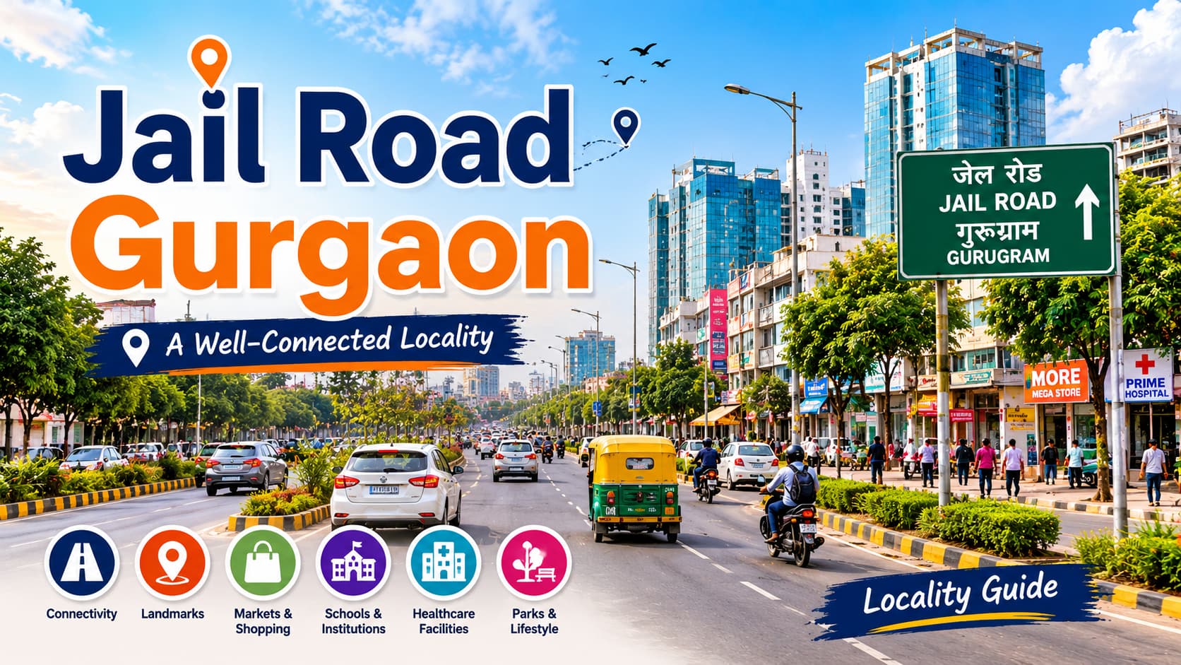 Jail Road Gurgaon: Exploring a Well-Connected Urban Neighborhood