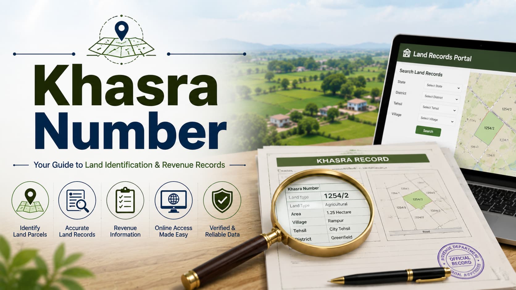 Khasra Number Guide: Meaning, Records & Land Details