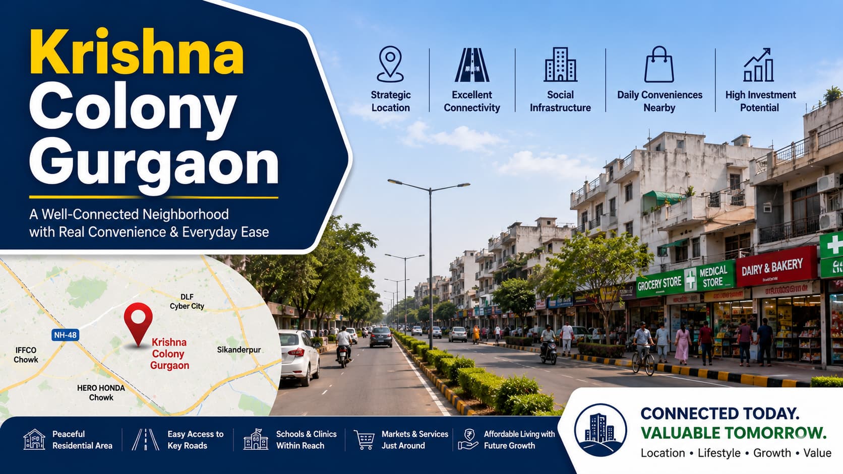Krishna Colony Gurgaon | Rooted Living, Urban Convenience