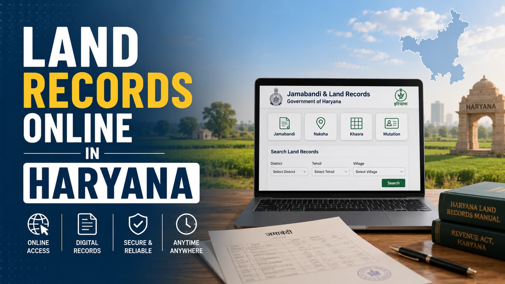 Land Records Online in Haryana | Local Access Guide