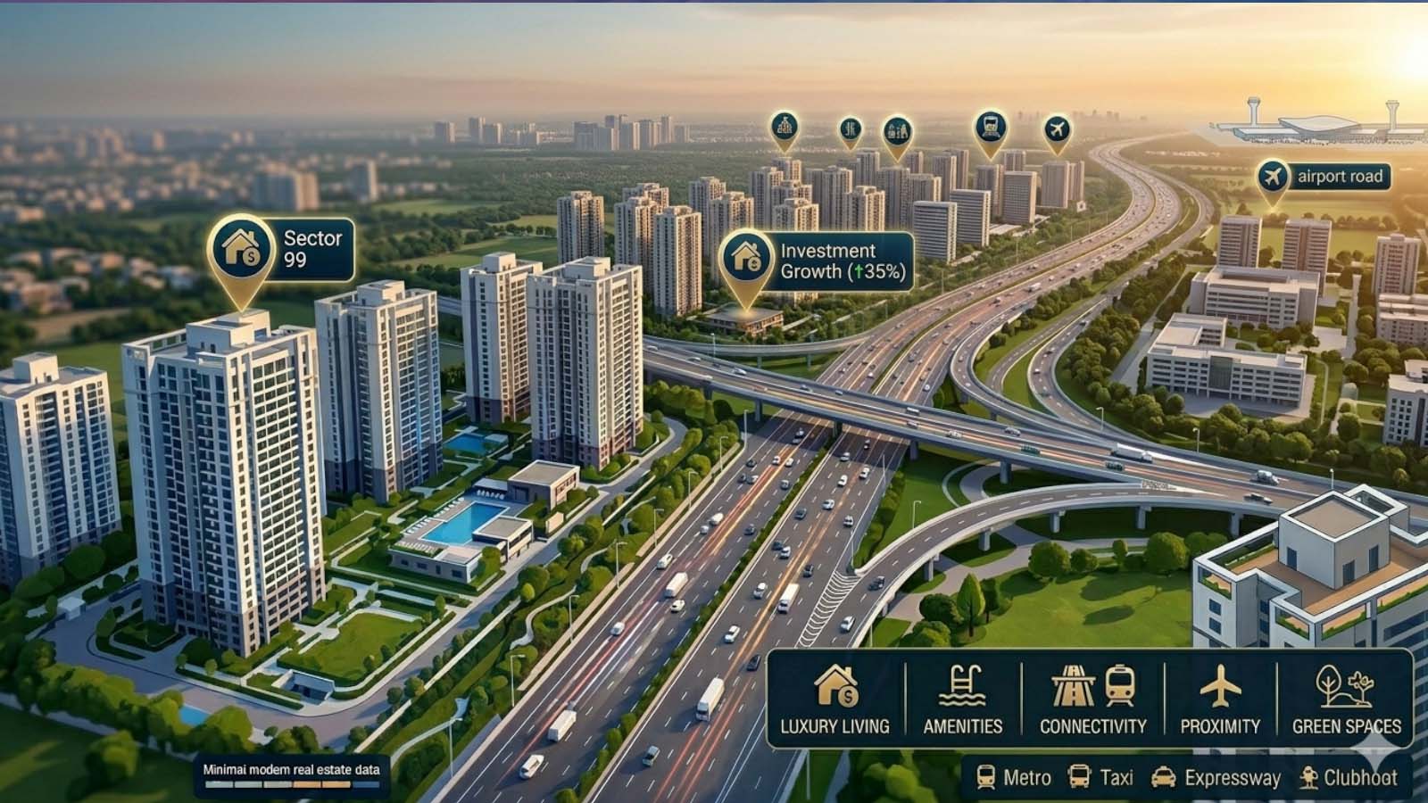 Luxury Apartments in Dwarka Expressway Gurgaon – Prices, Types, Amenities & Investment Potential