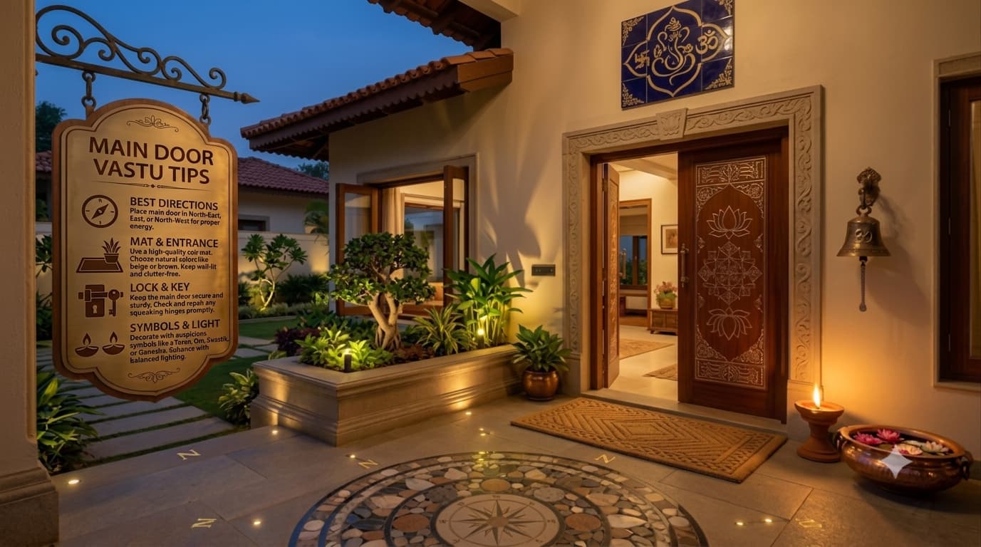 Main Door Vastu Guide: Direction, Rules & Easy Tips