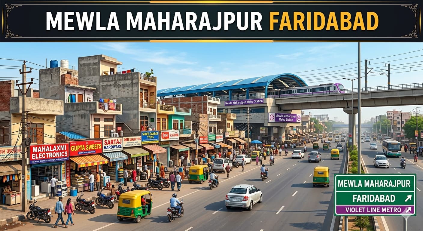Mewla Maharajpur Faridabad Acquaint with Transport Nexus