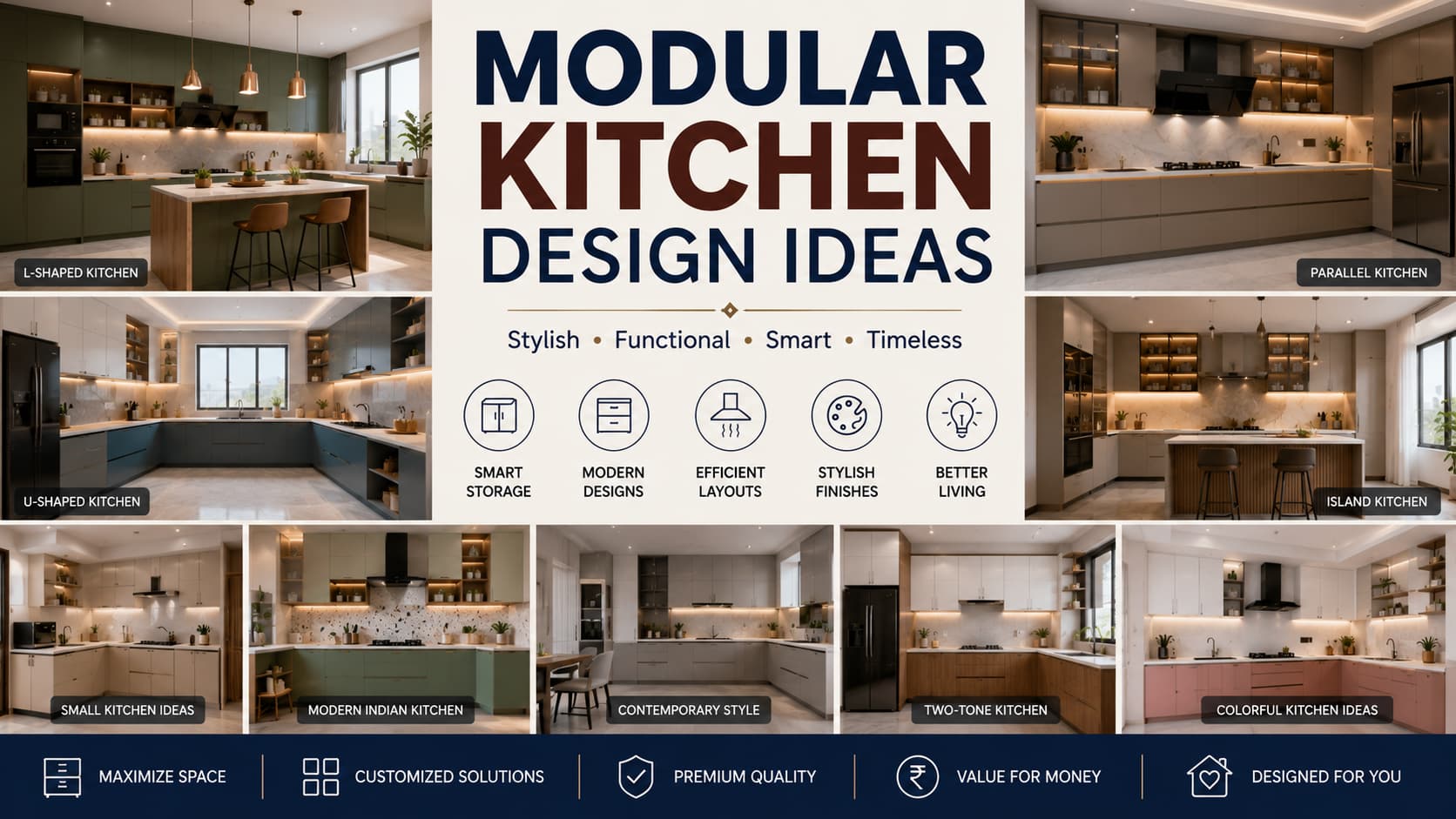 Modular Kitchen Design Ideas for Modern Indian Homes