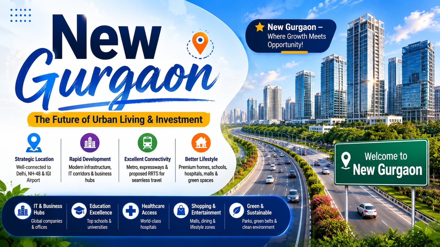 New Gurgaon: The Future-Forward Frontier Reshaping NCR's Skyline & Lifestyle