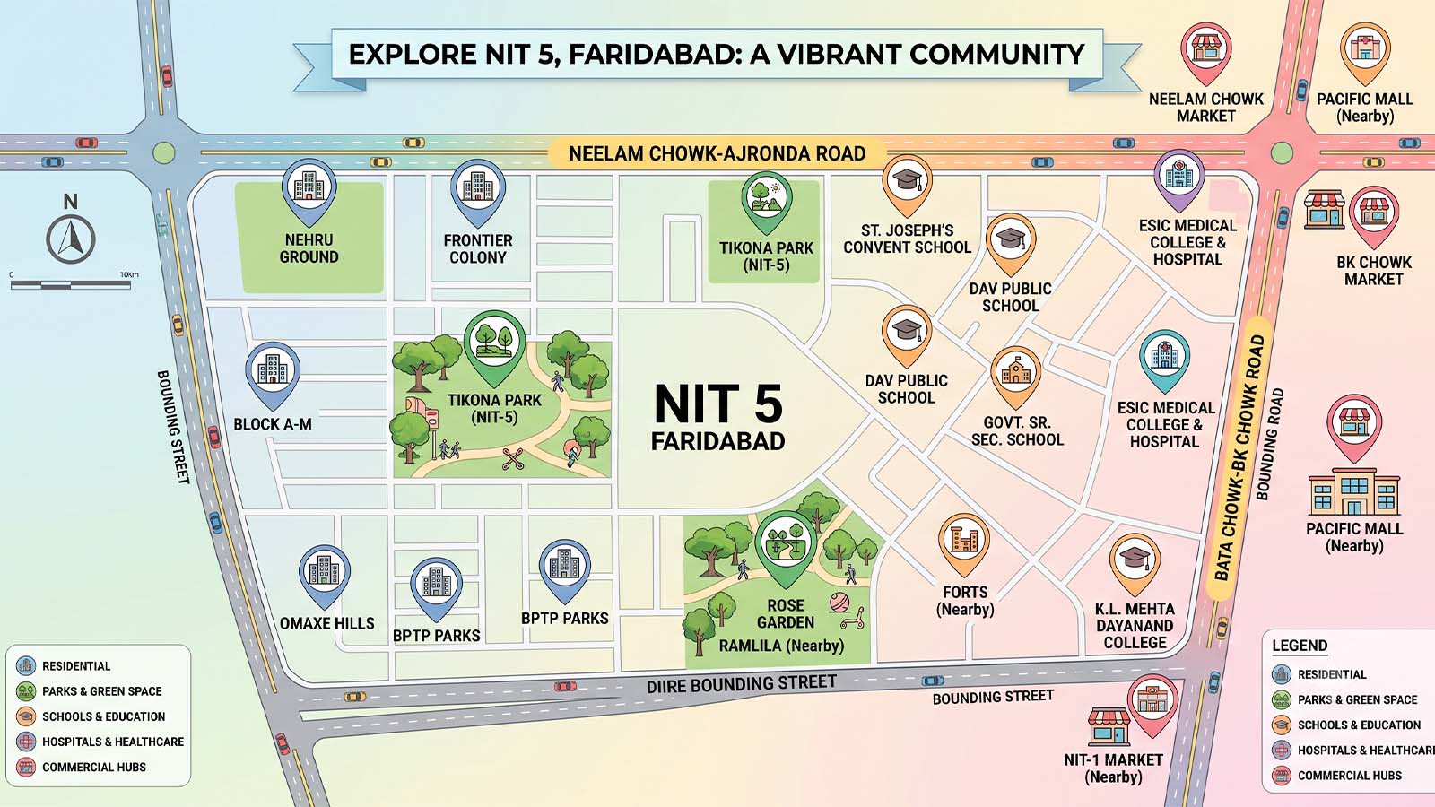 NIT 5 Faridabad Overview: Location, Connectivity & Lifestyle Guide