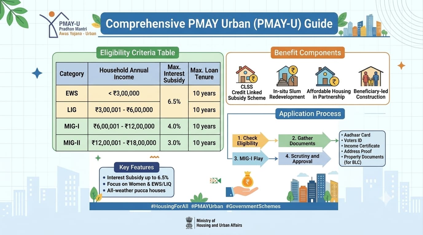 PMAY Urban Guide: City Housing, Eligibility & Local Services