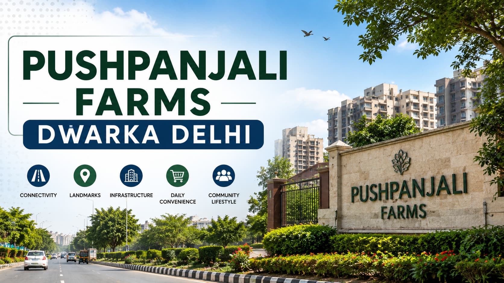 Pushpanjali Farms Dwarka Delhi: The Arcadian Estate Realm