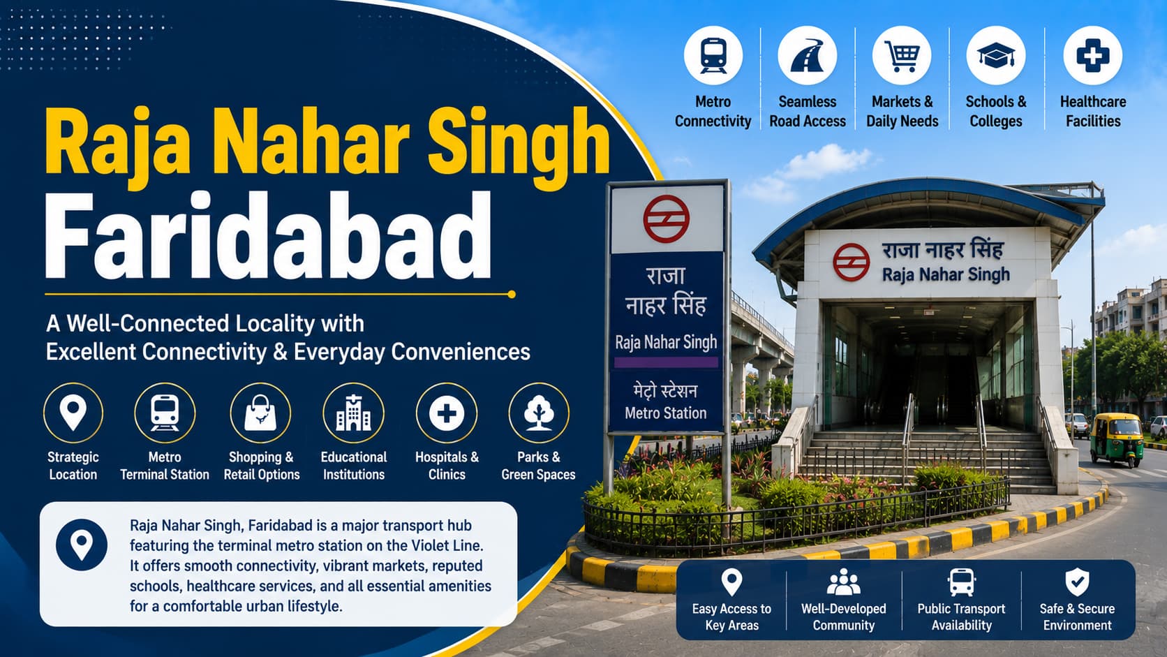 Raja Nahar Singh Faridabad Locality Guide & Overview
