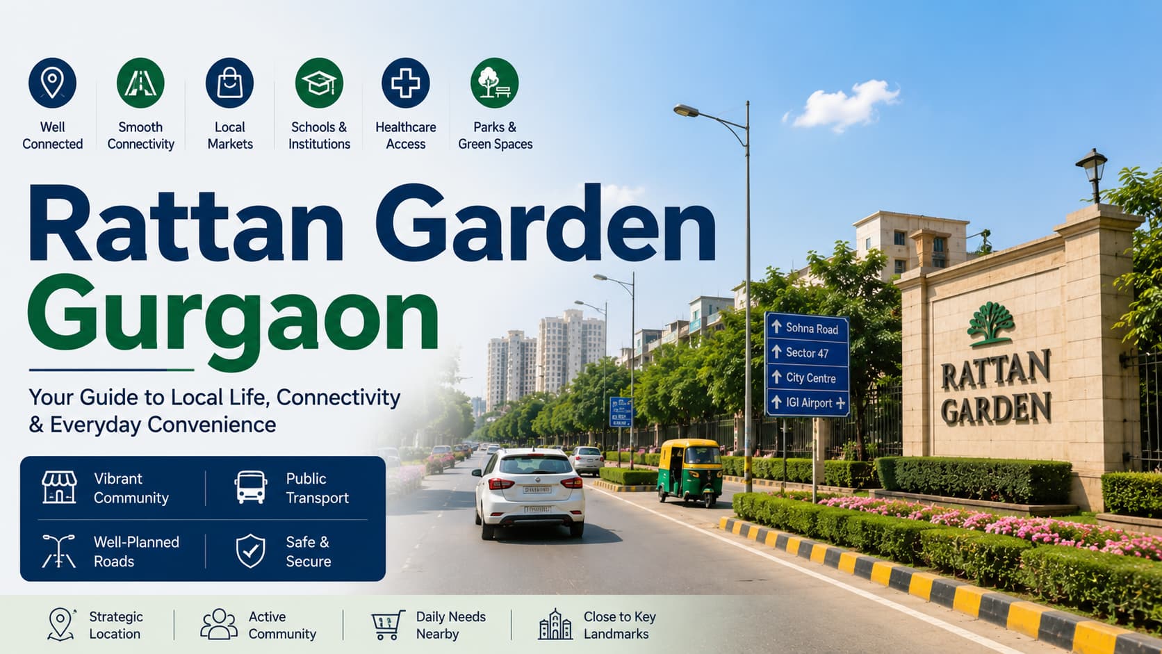 Rattan Garden Gurgaon: Local Routes & Community Life