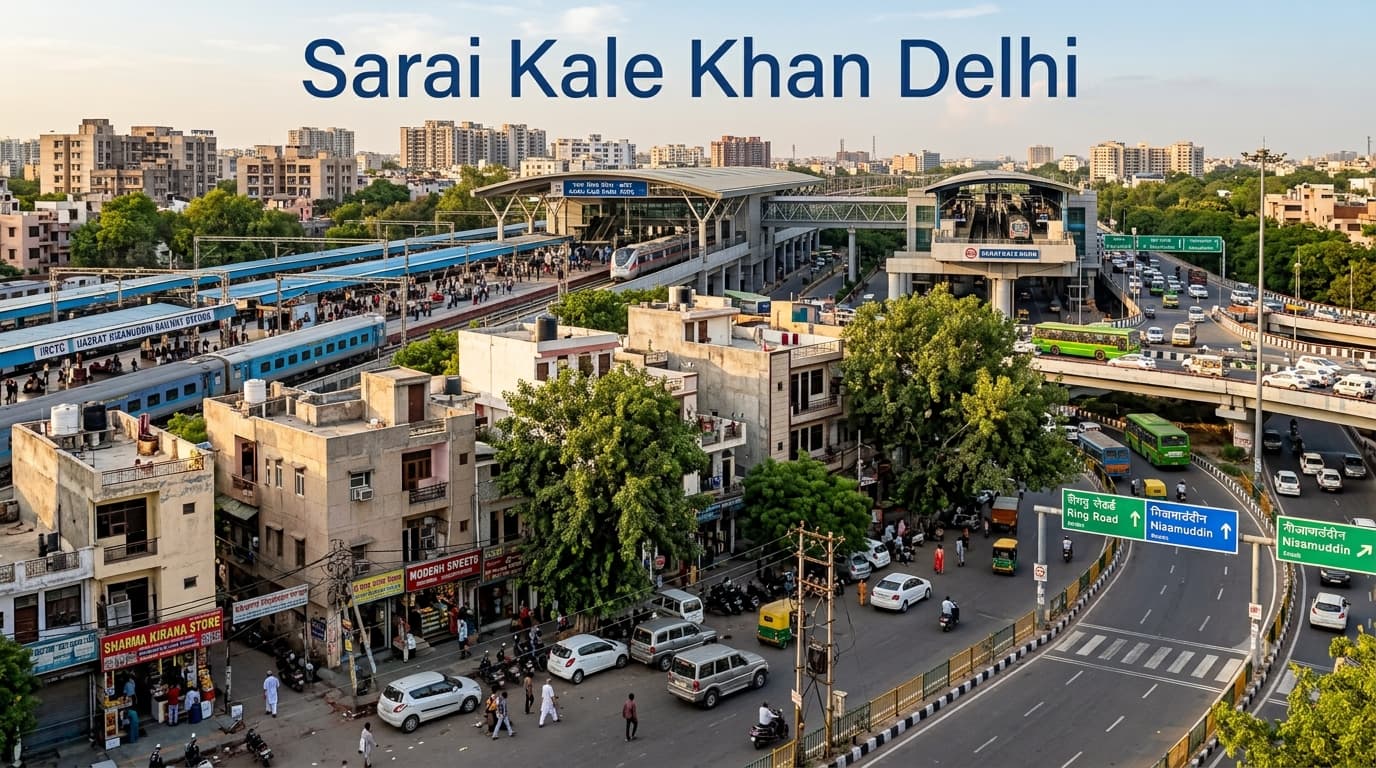 Sarai Kale Khan Transit Confluence For Daily Movement