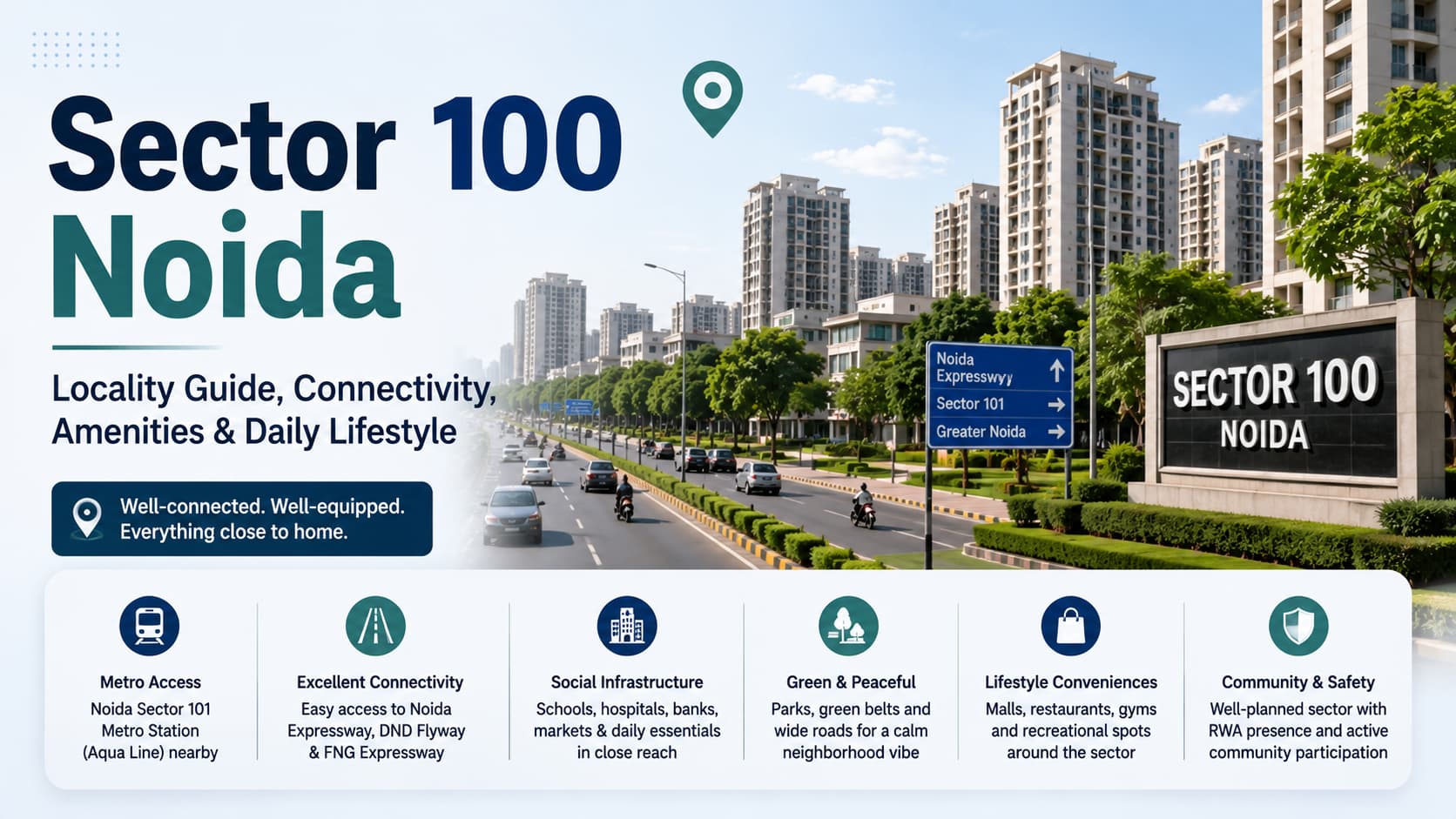Sector 100 Noida: Locality Guide, Connectivity & Amenities