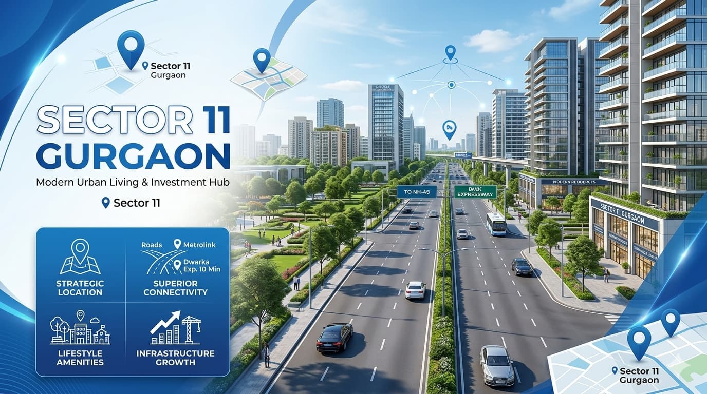 Sector 11 Gurgaon – Established Locality with Great Connectivity