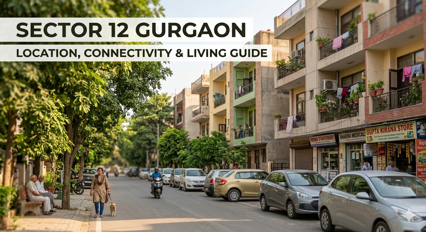Sector 12 Gurgaon Location Map, Connectivity Guide
