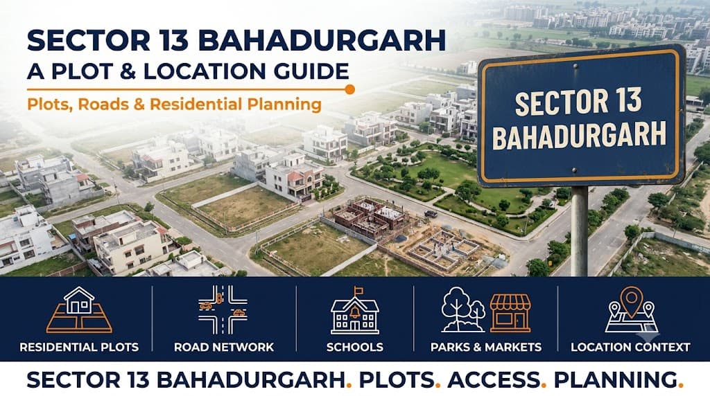 Sector 13 Bahadurgarh Residential Grid For Plot Navigation