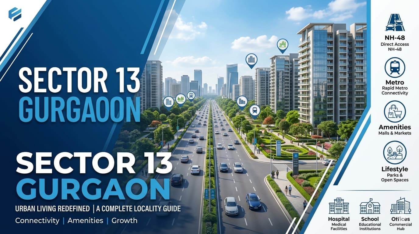 Sector 13 Gurgaon Urban Connectivity and Living Guide