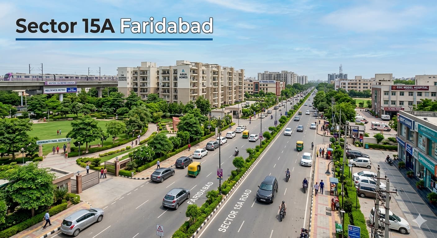 Sector 15A Faridabad: A Refined Villa-Centric Urban Haven