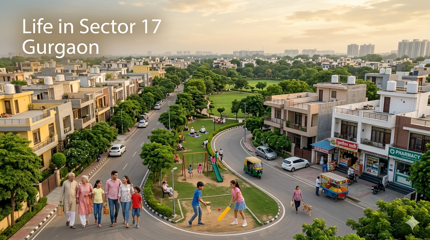 Sector 17 Gurgaon Guide Location, Living Insights