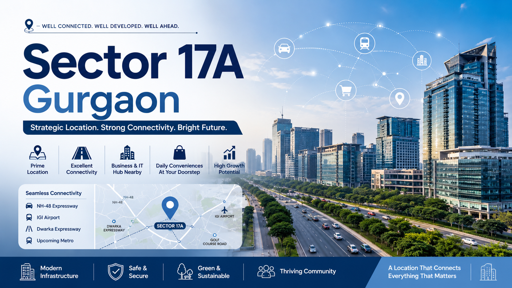 Sector 17A Gurgaon: Urban Pocket with Hidden Edge