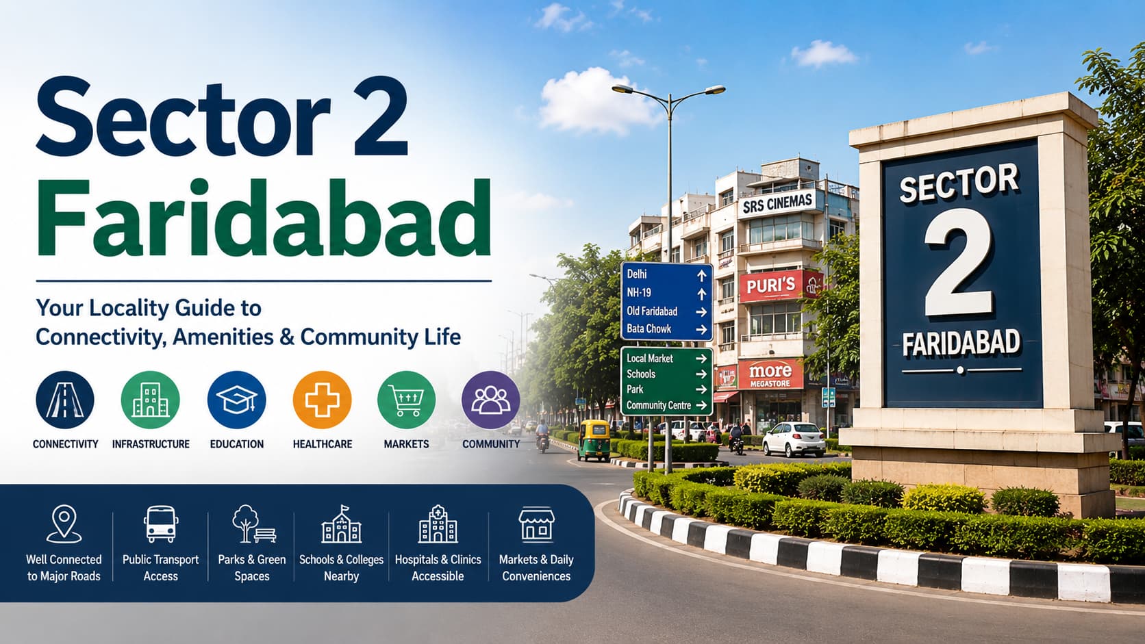 Sector 2 Faridabad: Locality Guide, Connectivity & Community Life