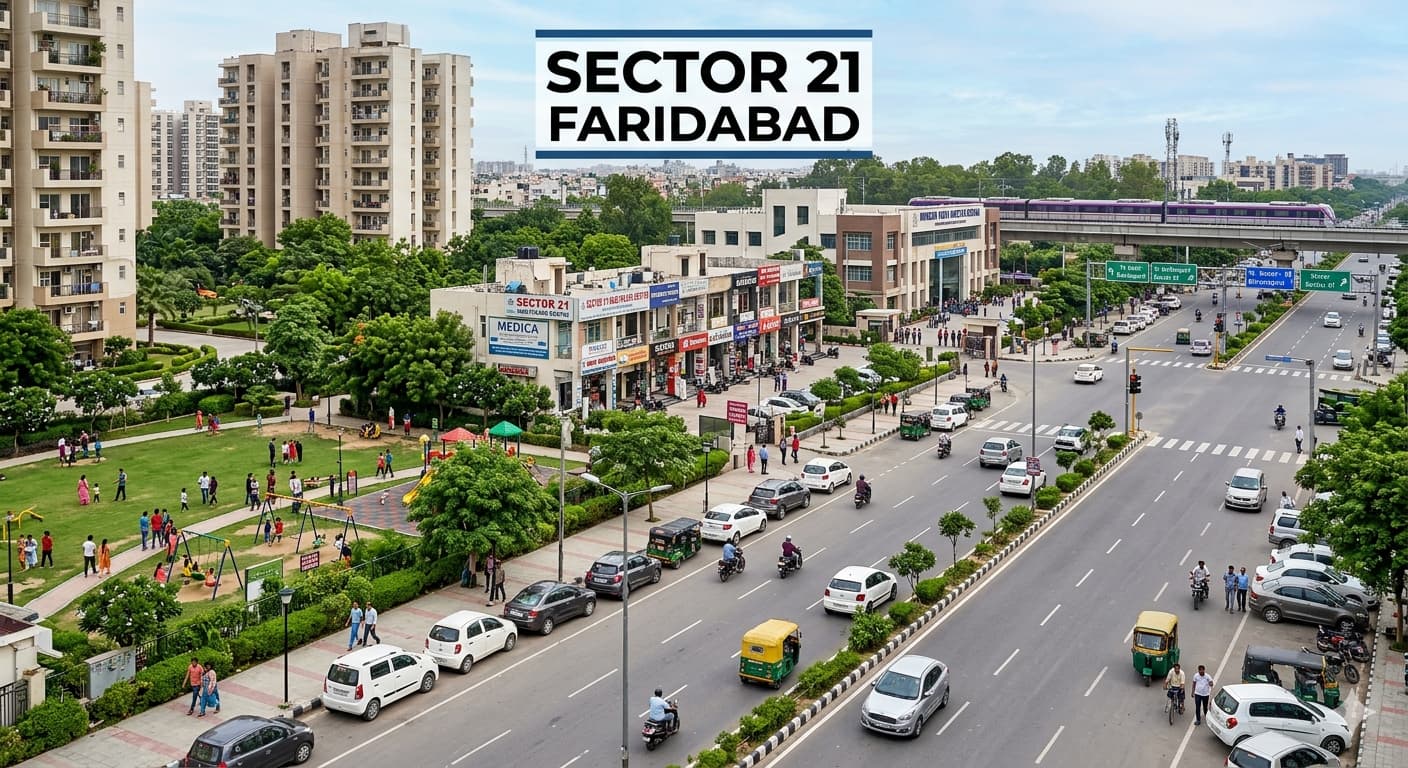 Sector 21 Faridabad and the Daily Life Around It