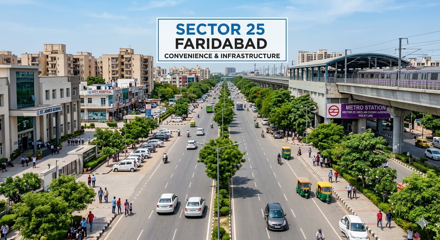 Sector 25 Faridabad: Industrial Pulse Meets Urban Rise