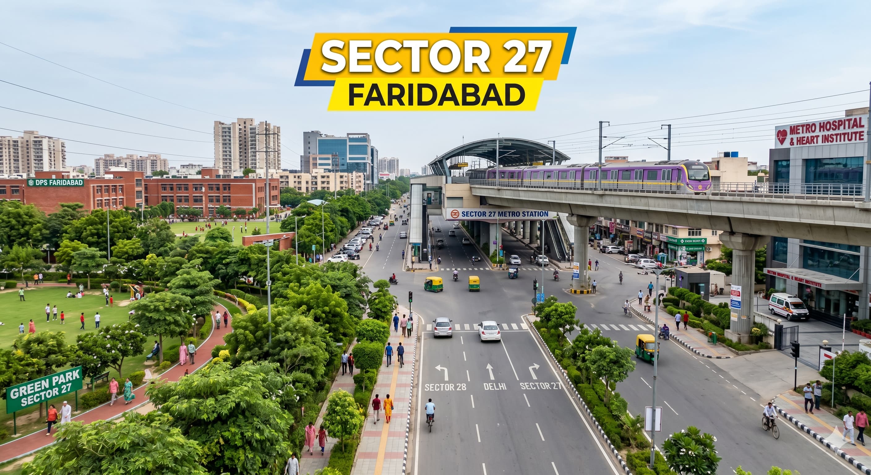 Sector 27 Faridabad: An Established Urban Serenity Hub