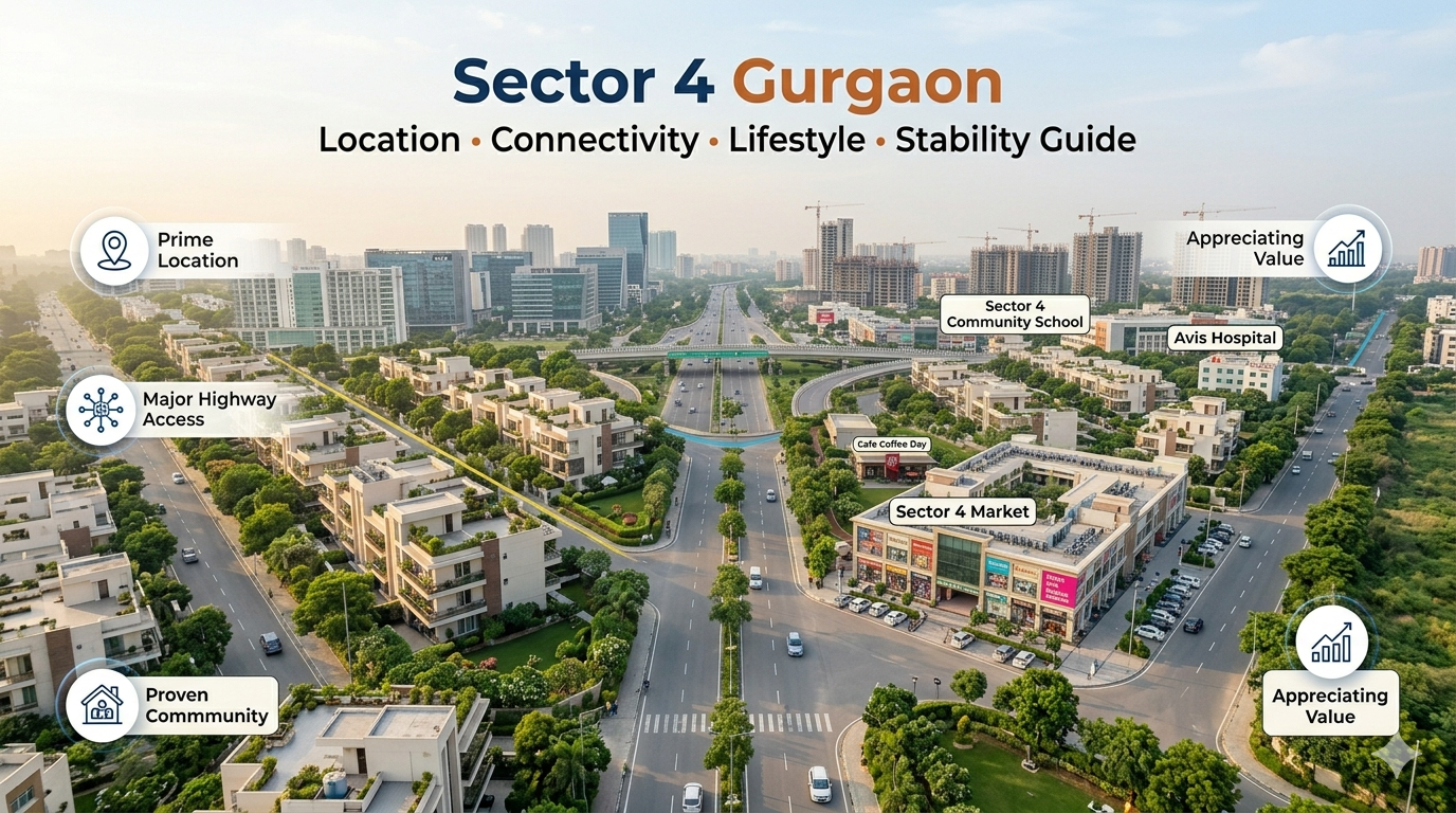 Sector 4 Gurgaon Guide: Location, Connectivity & Living