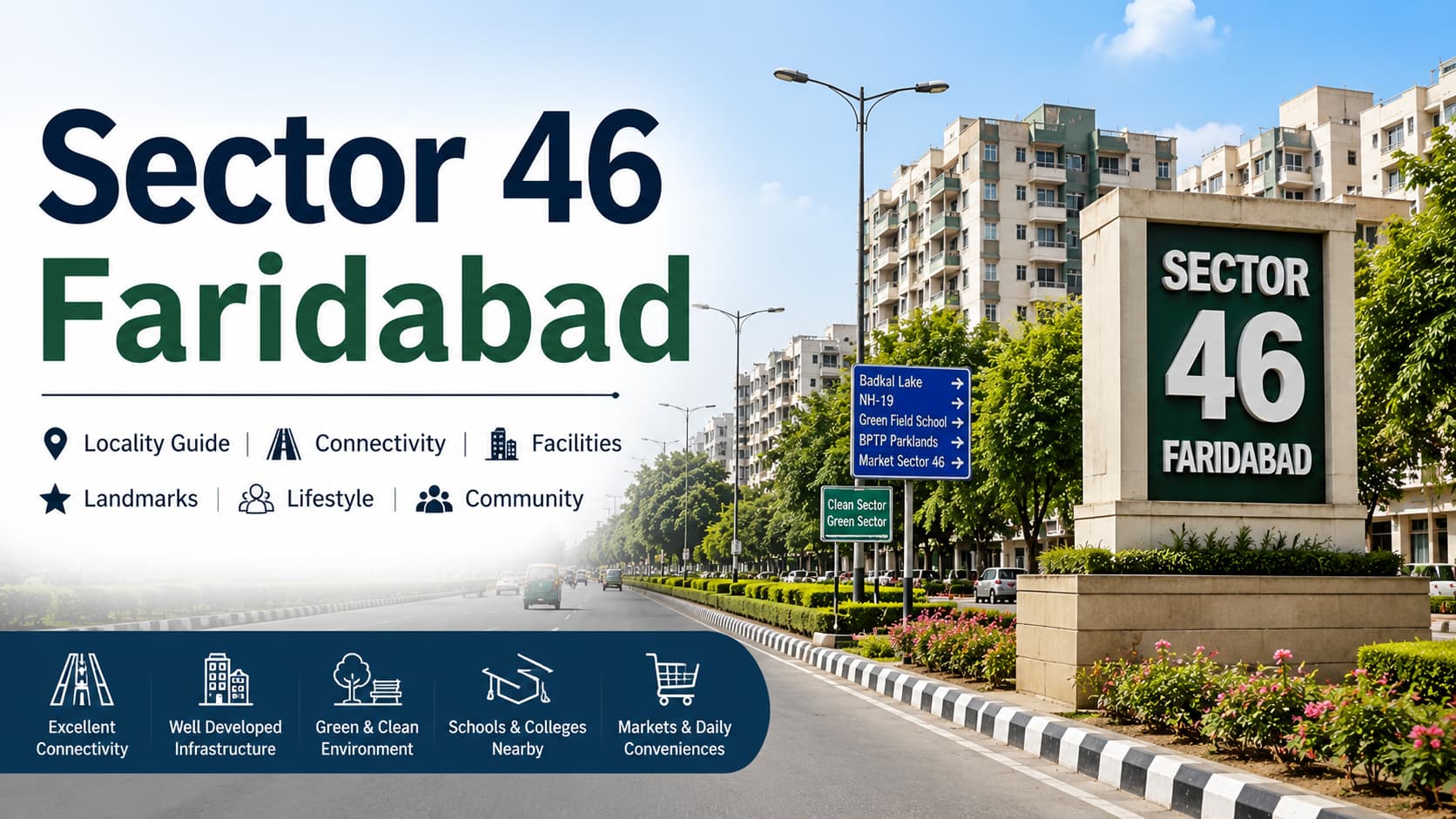 Sector 46 Faridabad: Locality Guide, Connectivity & Community Snapshot