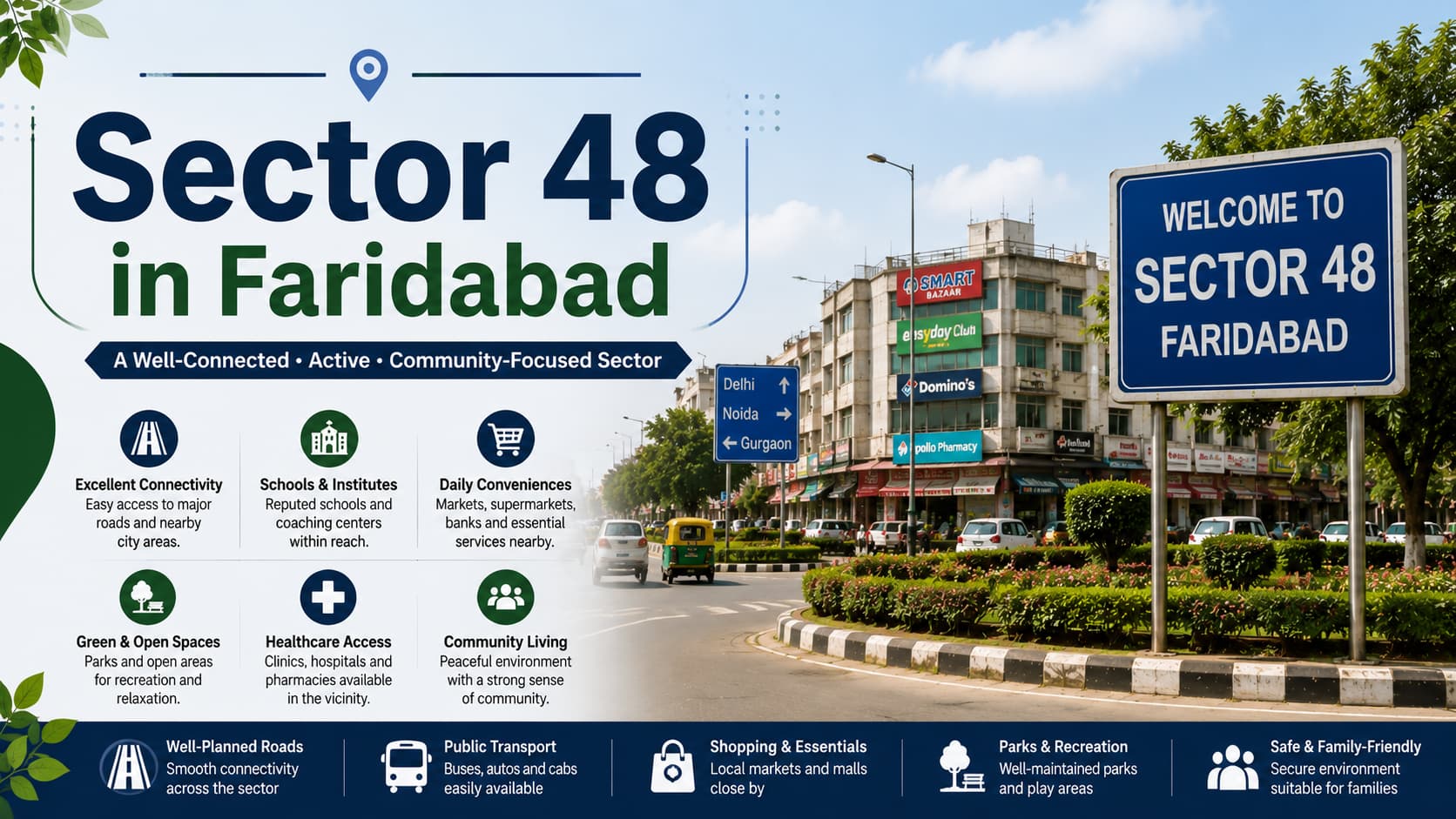 Sector 48 Faridabad Guide: Local Routes & Everyday Life