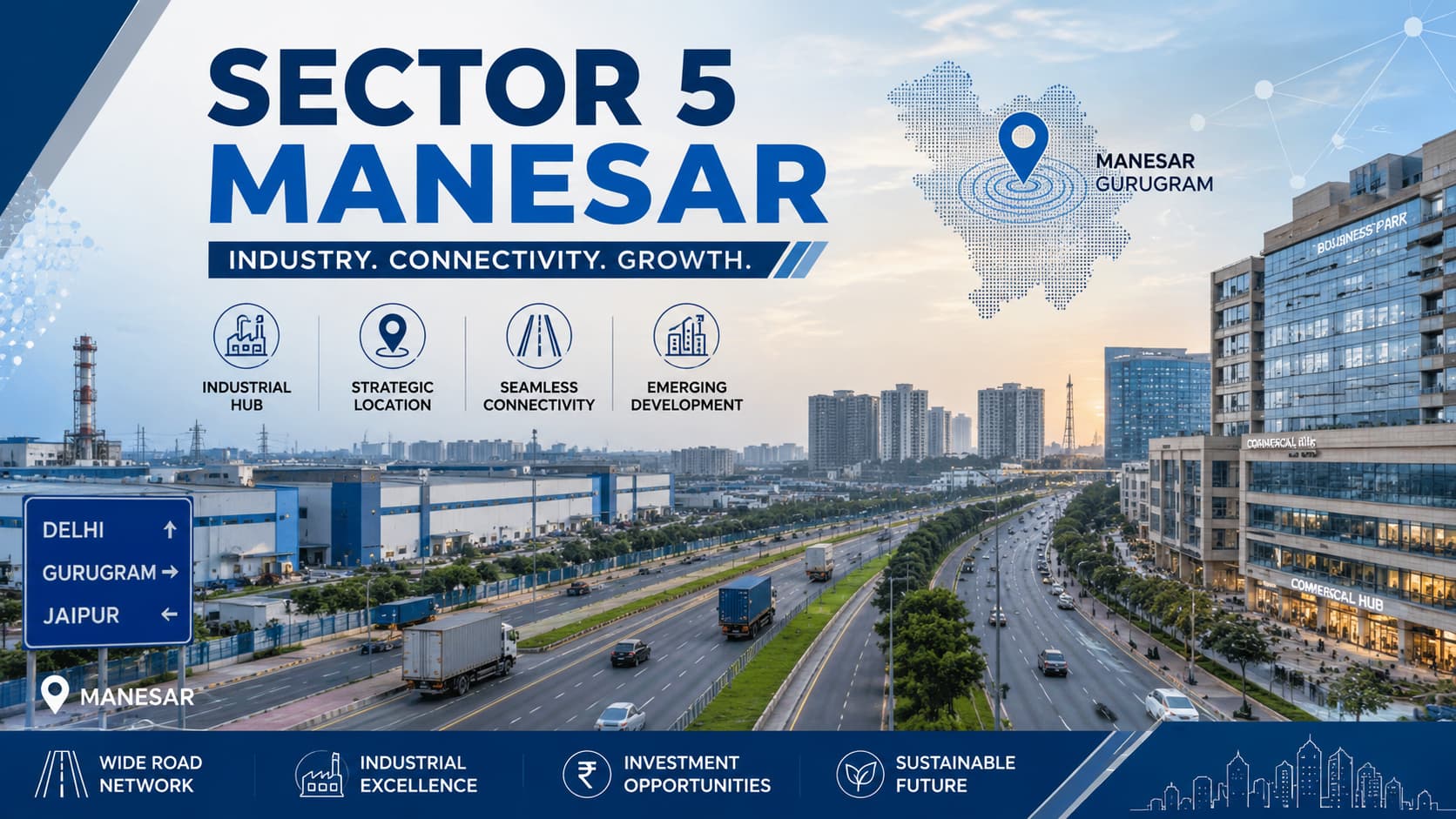Sector 5 Manesar: The Compact Industrial Enclave Powering Gurugram's Workforce