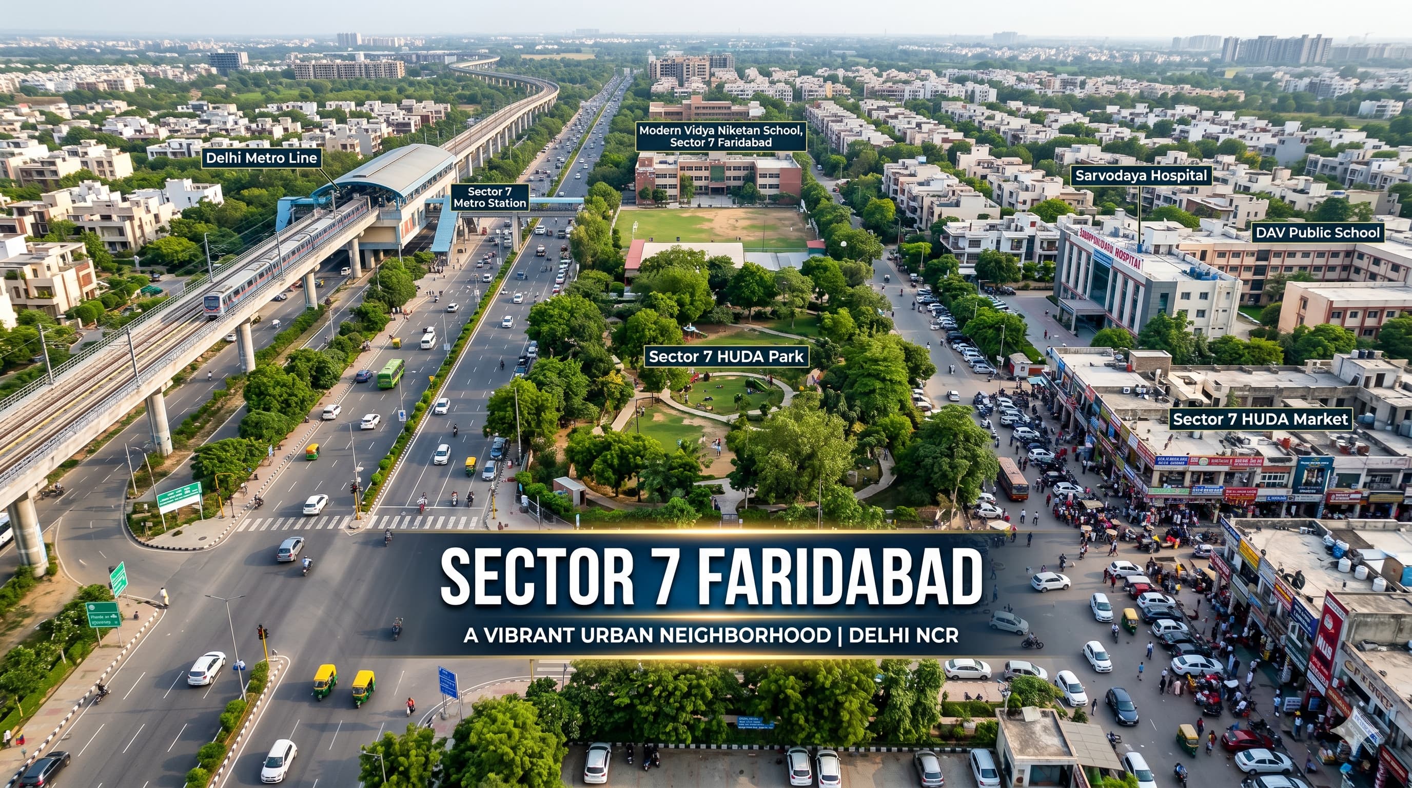 Sector 7 Faridabad: A Tranquil Address with Urban Privilege