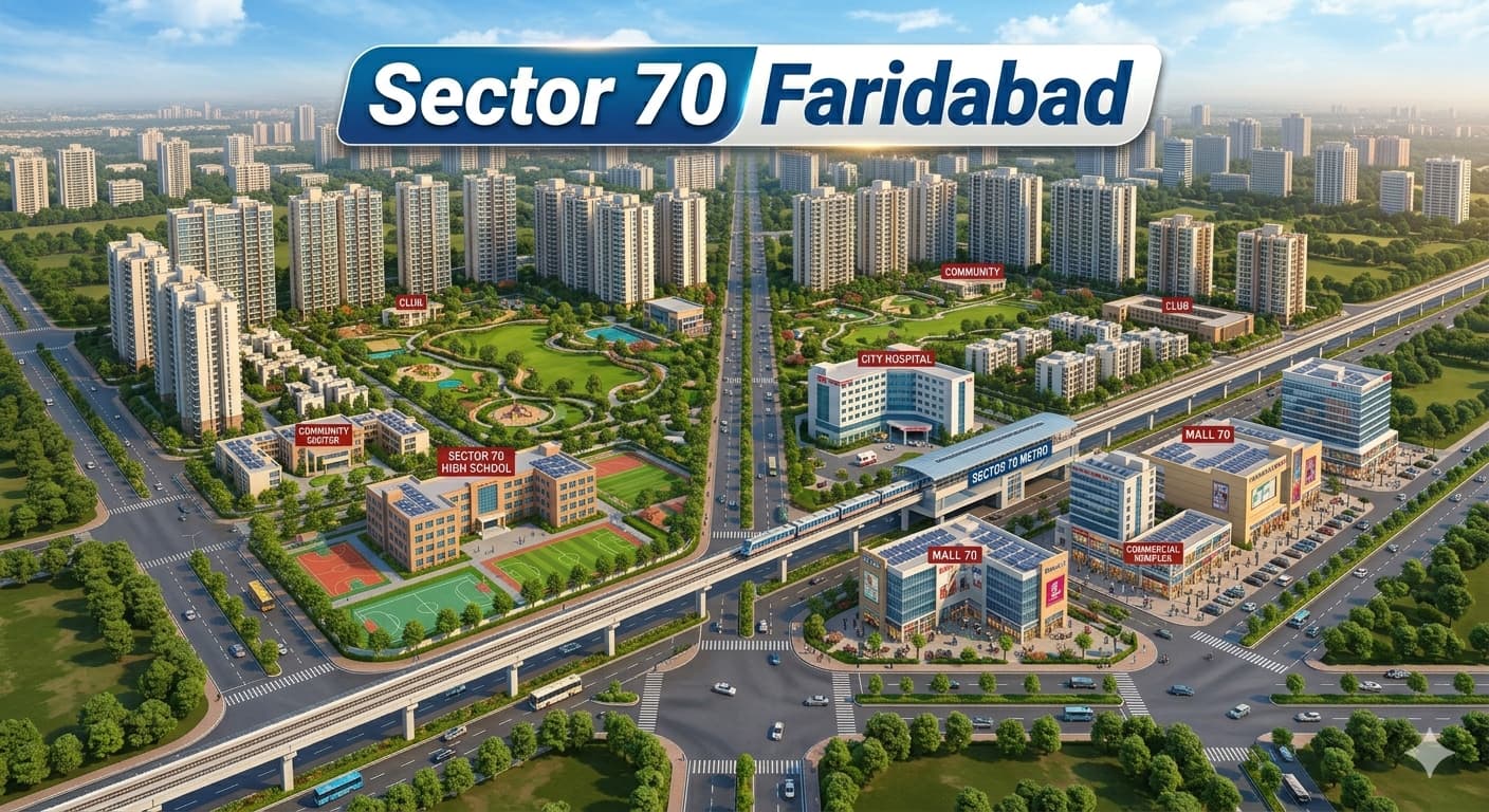 Sector 70 Faridabad: An Emerging Tapestry of Urban Comfort