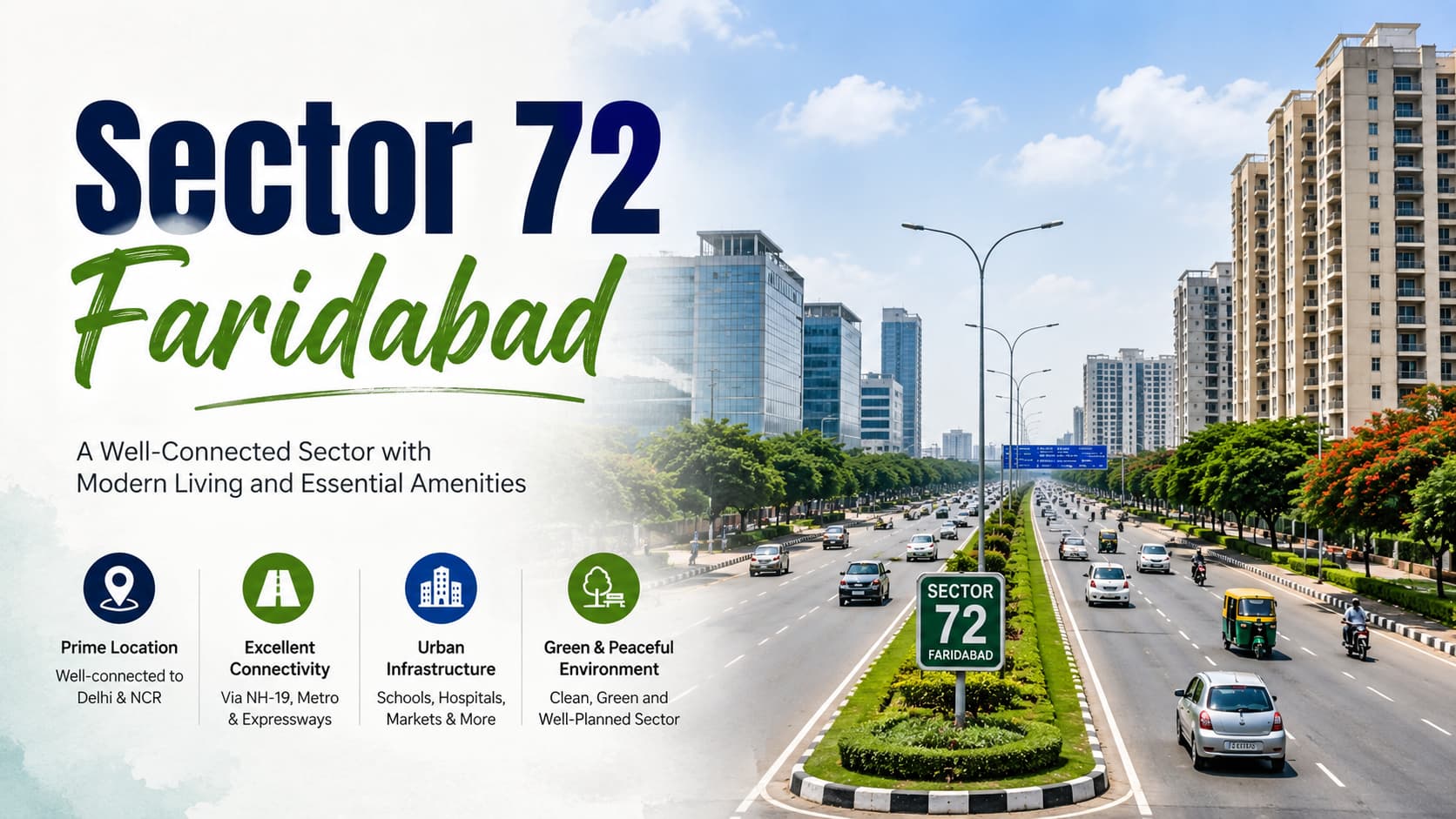 Sector 72 Faridabad Locality Guide | Connectivity & Lifestyle