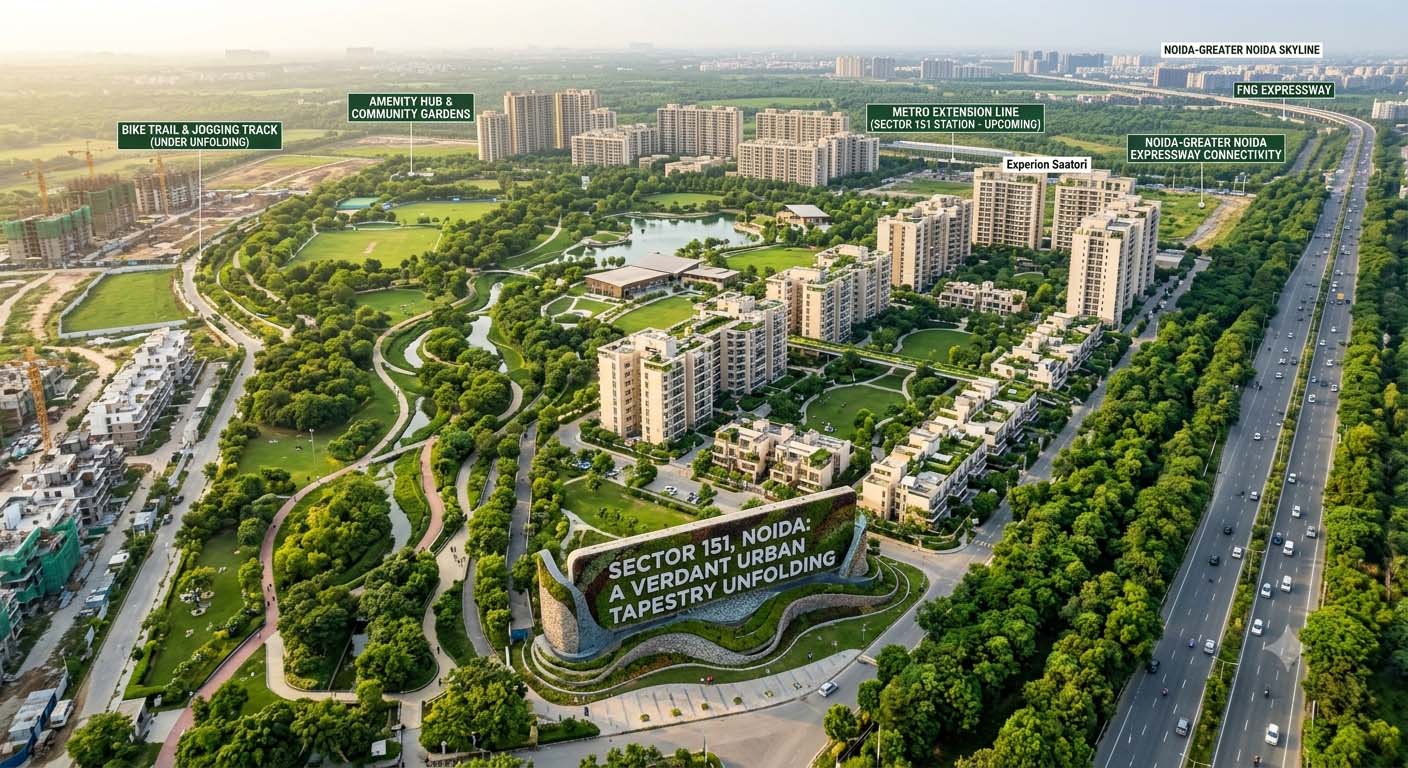 Sector 151 Noida: A Verdant Urban Tapestry Unfolding
