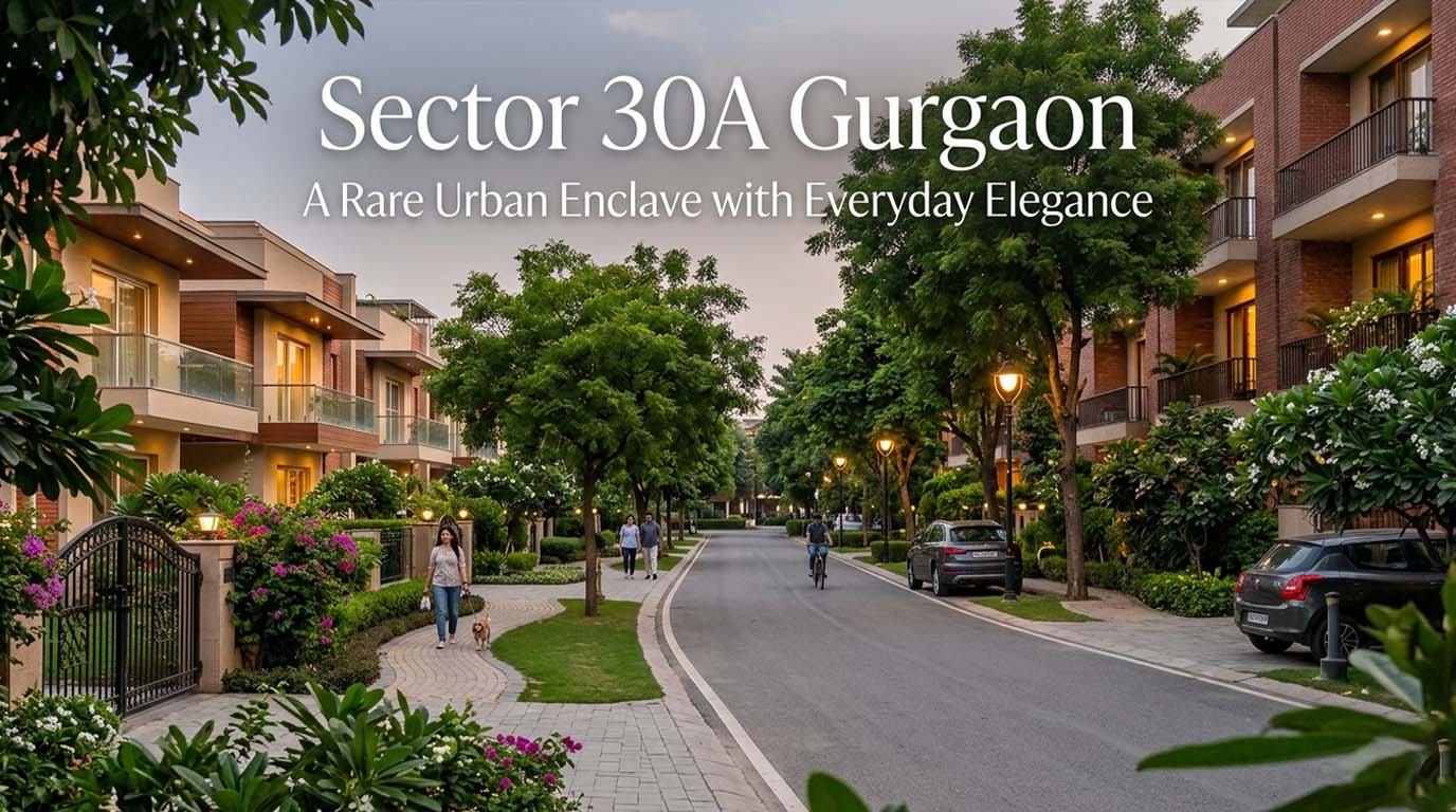 Sector 30A Gurgaon: A Rare Urban Enclave with Everyday Elegance