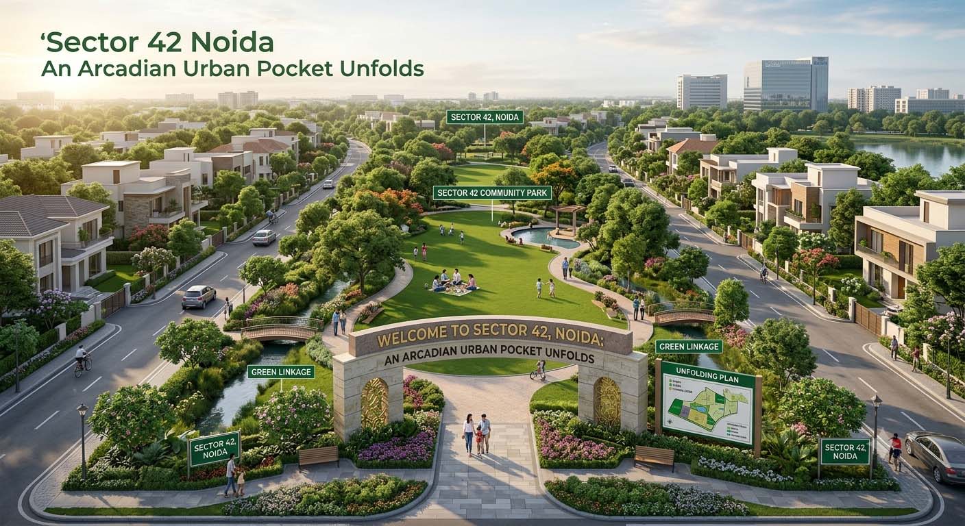 Sector 42 Noida: An Arcadian Urban Pocket Unfolds