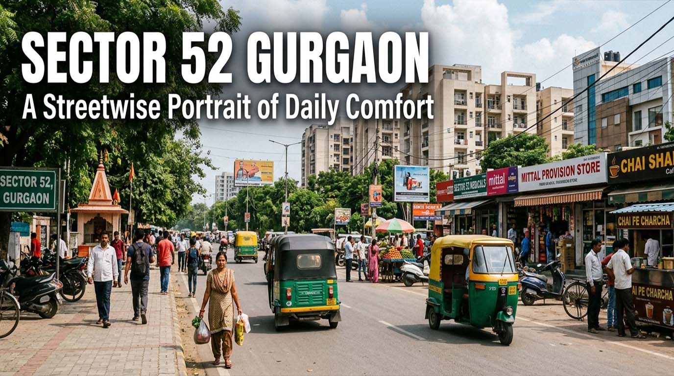Sector 52 Gurgaon: A Streetwise Portrait of Daily Comfort