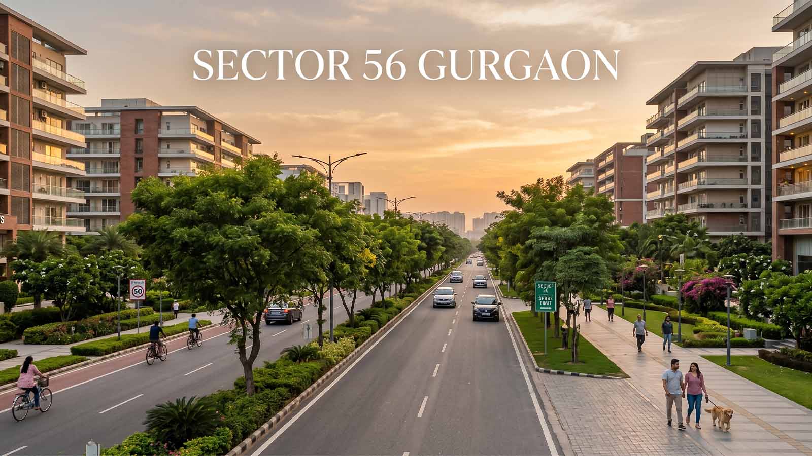 Sector 56 Gurgaon – Well-Connected & Family-Friendly Locality