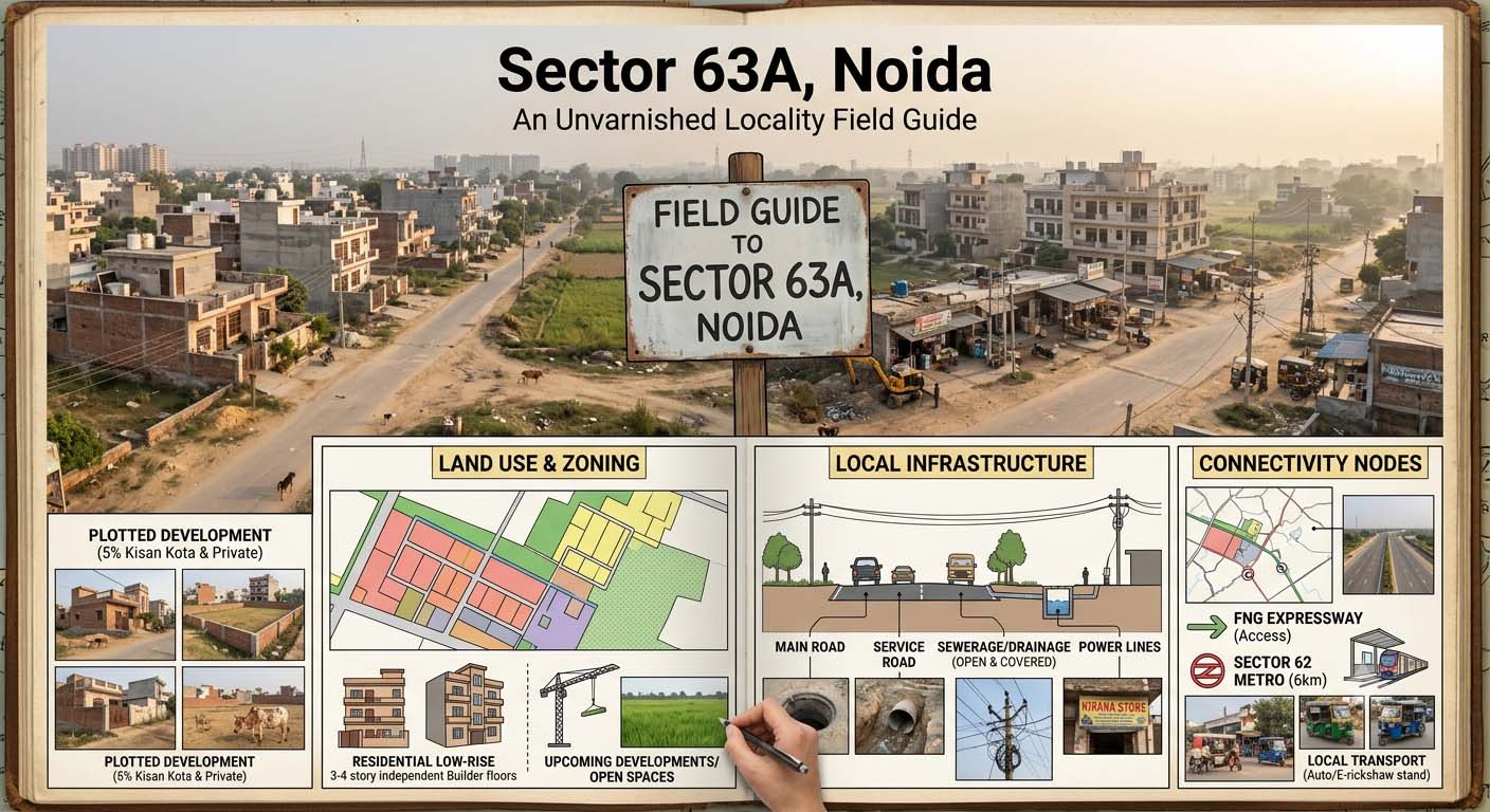 Sector 63A Noida: An Unvarnished Locality Field Guide