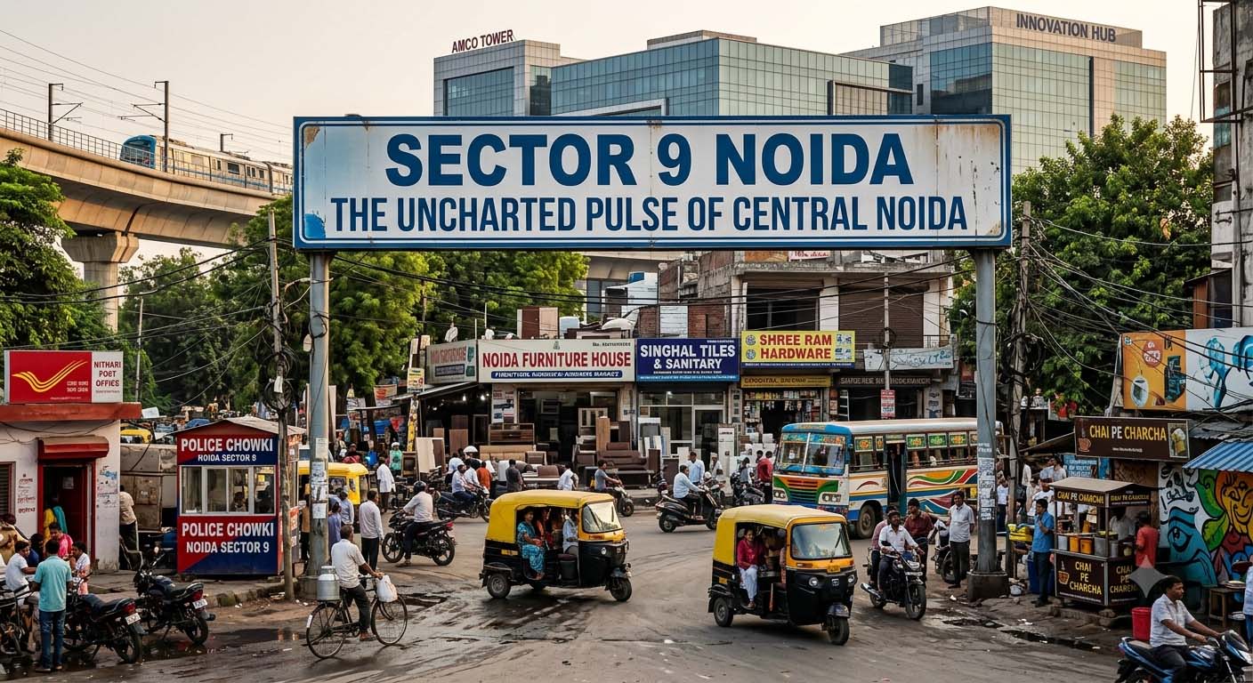 Sector 9 Noida: The Uncharted Pulse of Central Noida