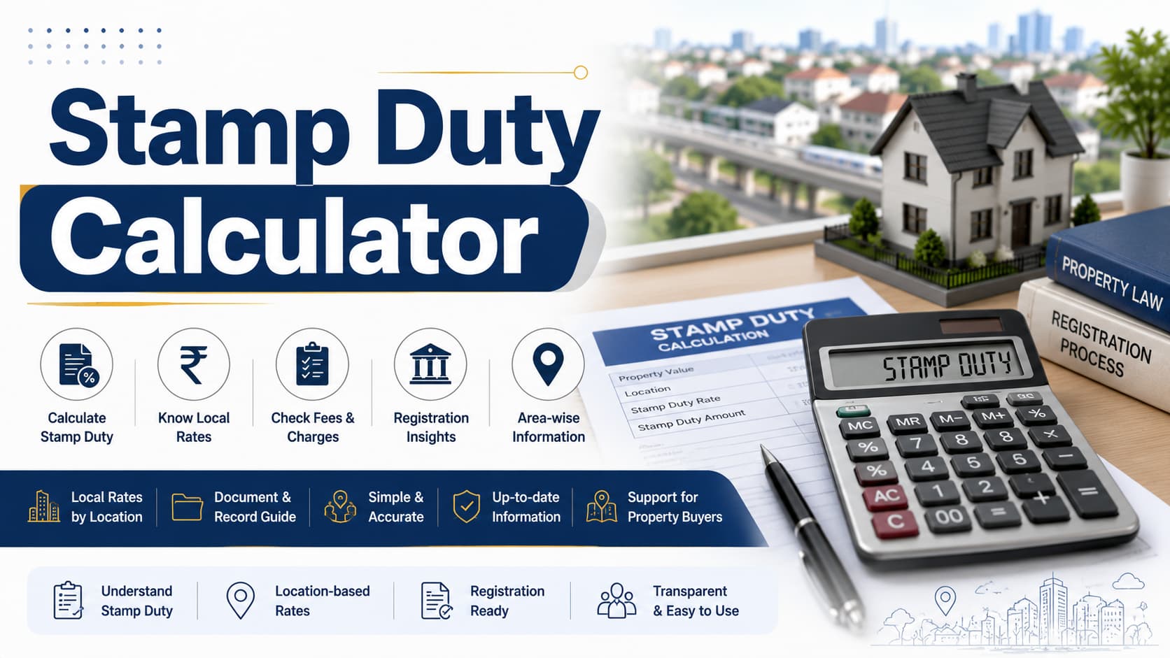 Stamp Duty Calculator: Local Rates, Records & Area Checks
