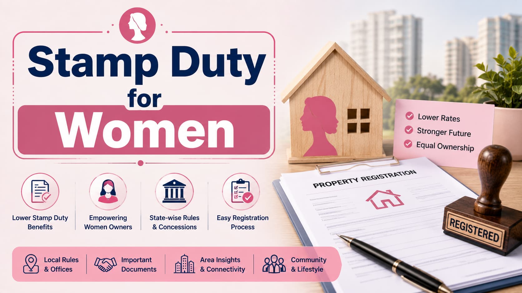 Stamp Duty for Women: Local Rules, Records & Area Checks