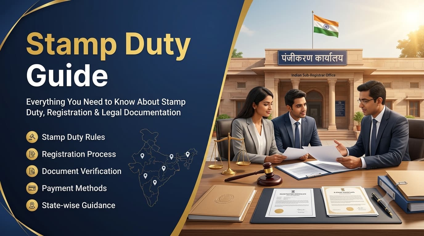 Stamp Duty Guide: Rules, Charges, Calculation & Registration Process