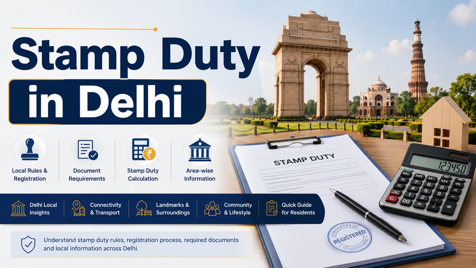 Stamp Duty in Delhi: Local Rules, Records & Area Checks