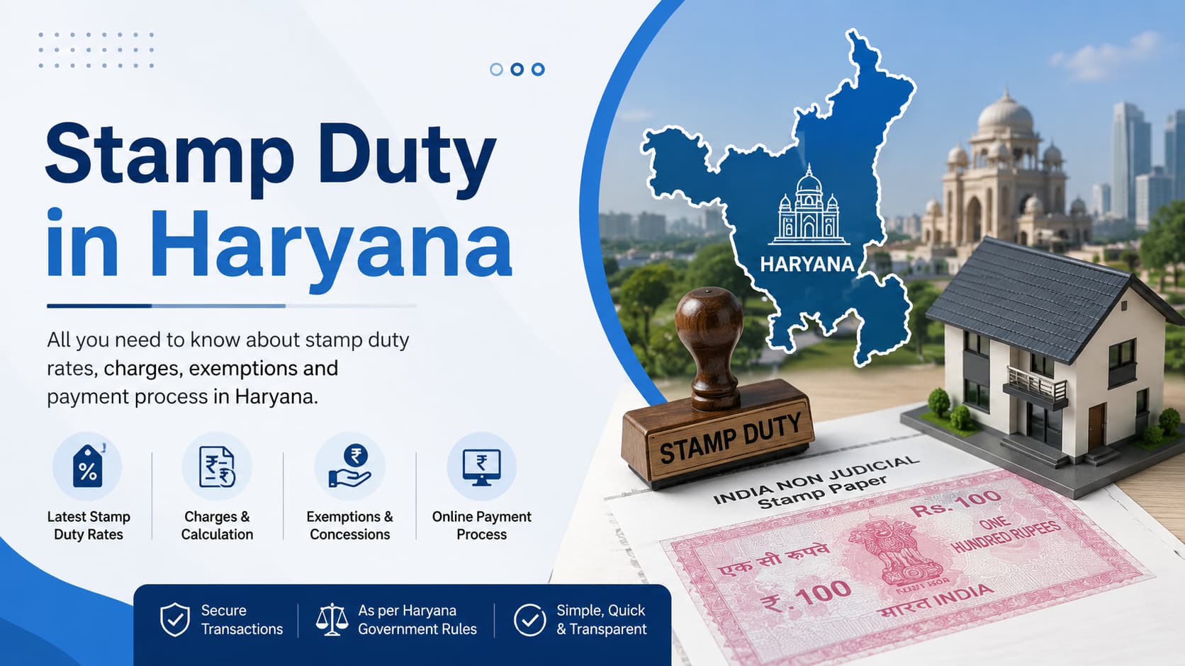 Stamp Duty in Haryana: Local Rules, Records & Area Checks